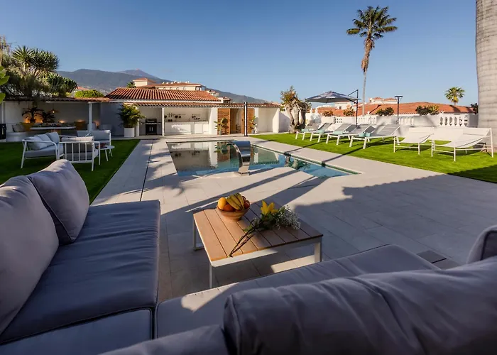 Luxury Teide View, Pool, Sauna & Golf Chalé *